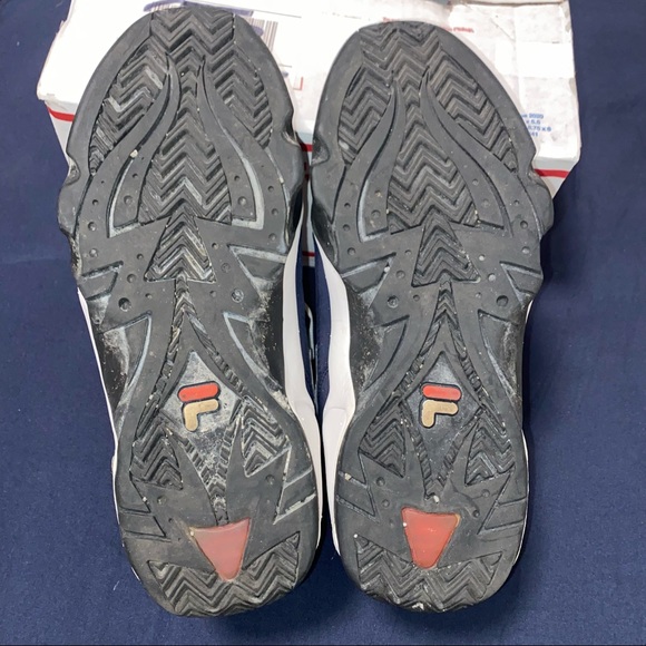 Mens Fila Grant Hill 1 shoes size 8 white and navy - Picture 6 of 11